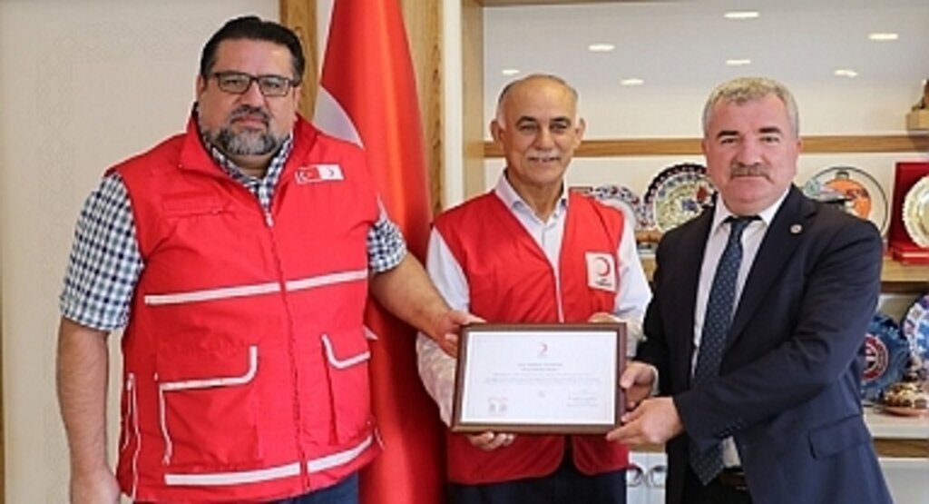 Türk Kızılay Samsun Kan Bağışı Merkezinden Başkan Özdemir’e teşekkür