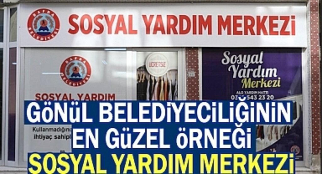 Bafra'da Sosyal Yardım Merkezi ihtiyaç sahiplerini mutlu ediyor