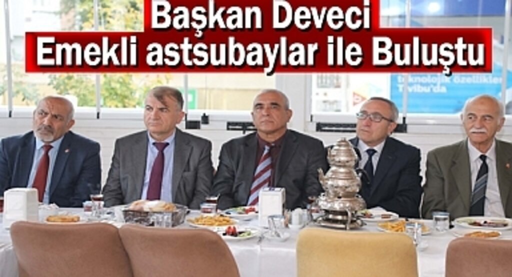 Başkan Deveci’den emekli astsubaylara Burası sizin eviniz