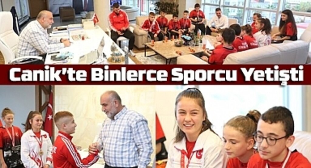 Başkan Sandıkçı Şampiyon Sporcuları Ağırladı