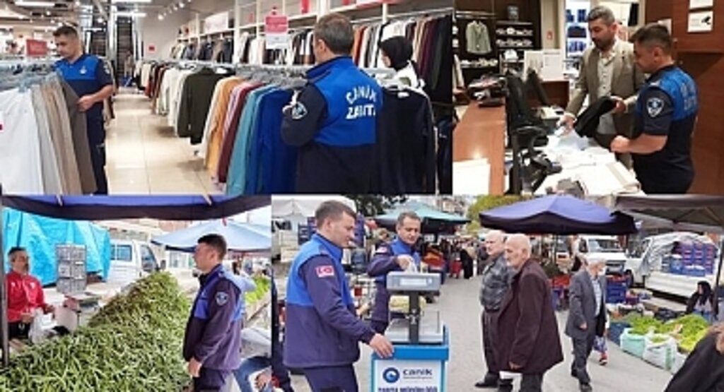 Canik Belediyesi Zabıtası'ndan Sıkı Denetim