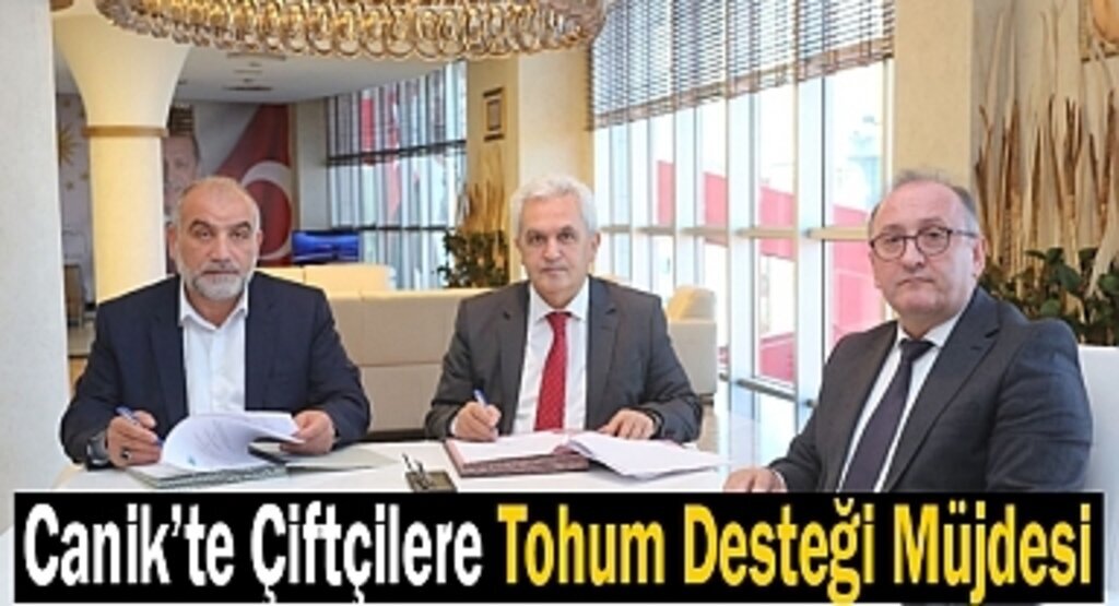 Canik'te Çiftçilere Tohum Desteği Müjdesi