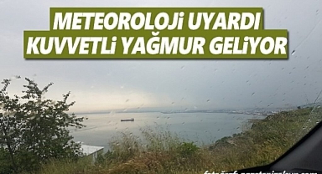 Samsun'da Kuvvetli Yağmur ve Zirai Don Uyarısı