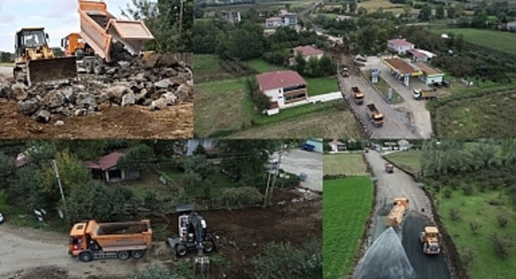 Tekkeköy’de 18 mahallenin yol sorunu çözülüyor