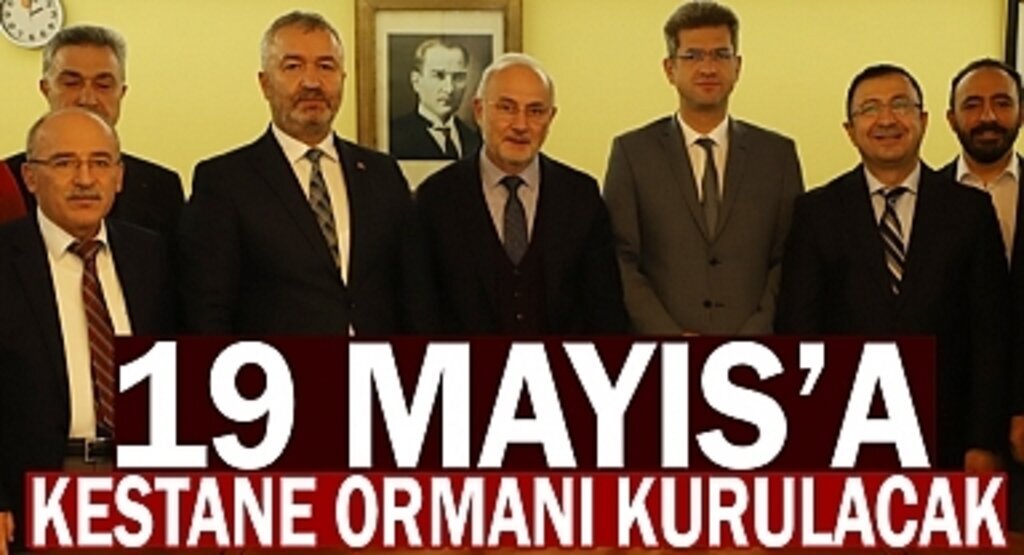 19 Mayıs ‘a Kestane Ormanı Kurulacak