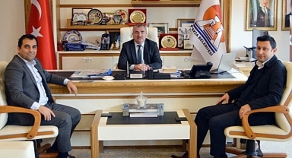 Arkoz Gaz Beton’dan Havza Belediye Başkanı Özdemir’e Ziyaret