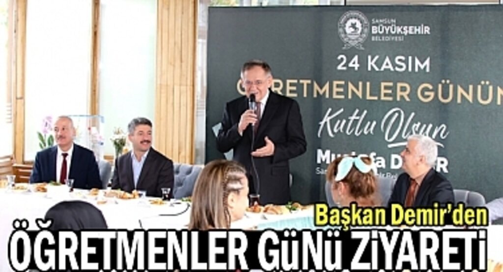 Başkan Demir’den Öğretmenler Günü ziyareti