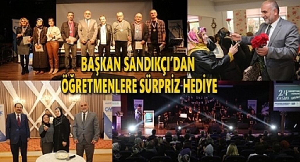 Başkan Sandıkçı’dan Öğretmenlere Sürpriz Hediye