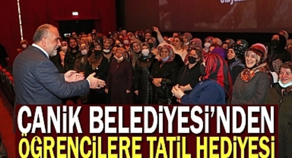 Canik Belediyesi’nden Öğrencilere Tatil Hediyesi