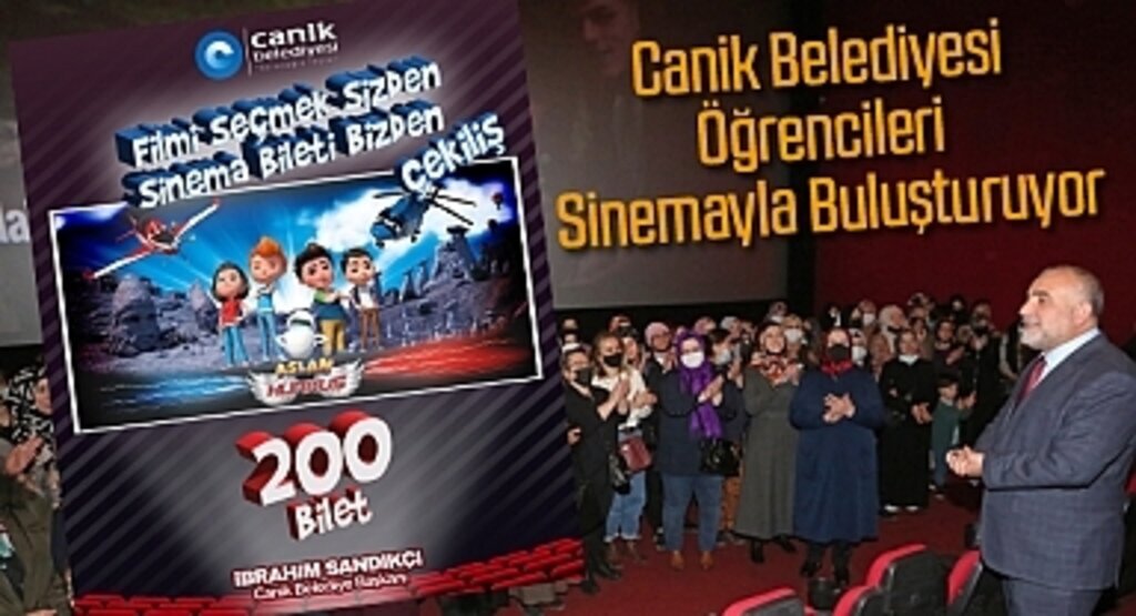 Canik Belediyesi Öğrencileri Sinemayla Buluşturuyor