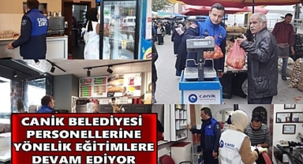 Canik Belediyesi Personellerine Yönelik Eğitimlere Devam Ediyor