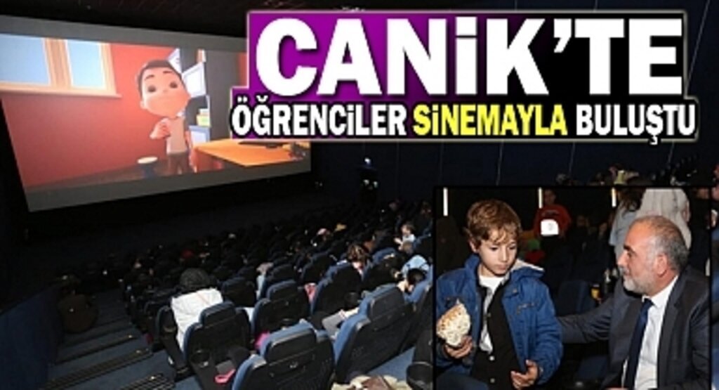 Canik’te Çocuklar Sinemayla Doyasıya Eğlendi