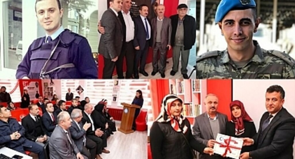 Çarşamba Fatih Ortaokulu'nda Şehitler Kütüphanesi açıldı