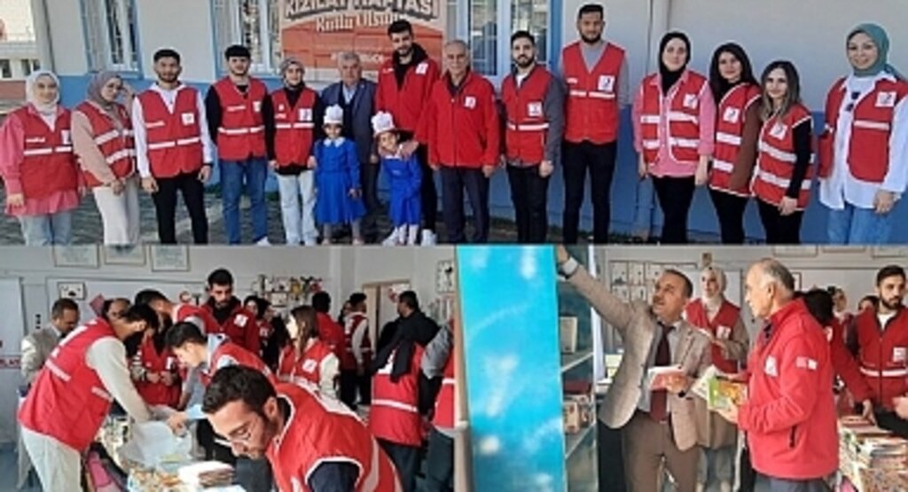 Havza’da Genç Kızılay’dan kitaplık