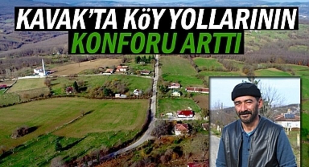 Kavak'ın Bükceğiz Mahallesi'nde yolların konforu arttı