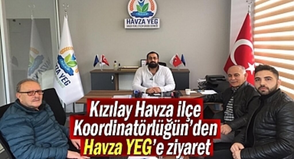 Kızılay Havza İlçe Koordinatörlüğünden Havza YEG’e ziyaret