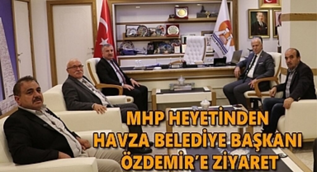 MHP Heyetinden Havza Belediye Başkanı Özdemir’e ziyaret
