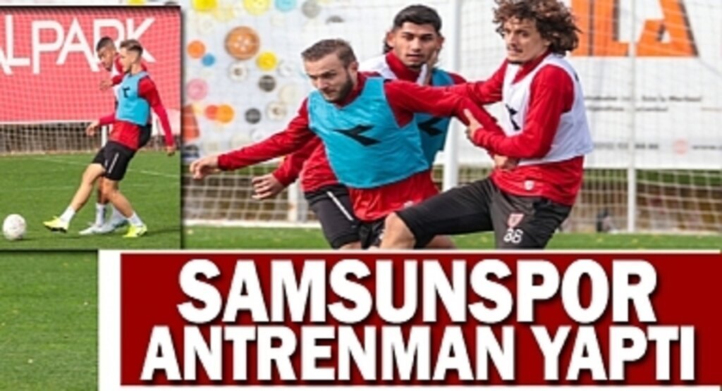 Samsunspor Antrenman Yaptı