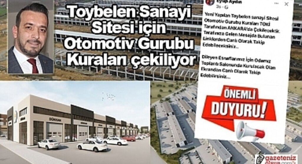 Toybelen yeni sanayi sitesi kura çekimi! Samsun Haberleri 