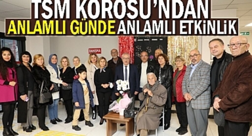 3 Aralık Dünya Engelliler Günü'nde TSM Korosu Gönüllere Dokundu
