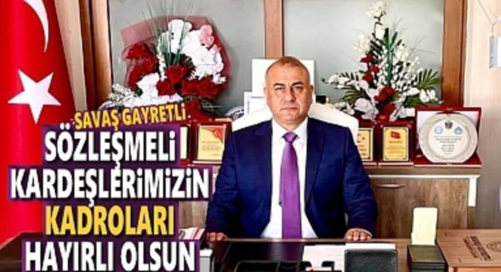 Başkan Gayretli: Sözleşmeli Kardeşlerimizin Kadroları Hayırlı Olsun