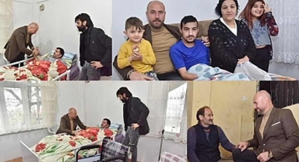 Başkan Togar’dan engellilere tekerlekli sandalye teslimi