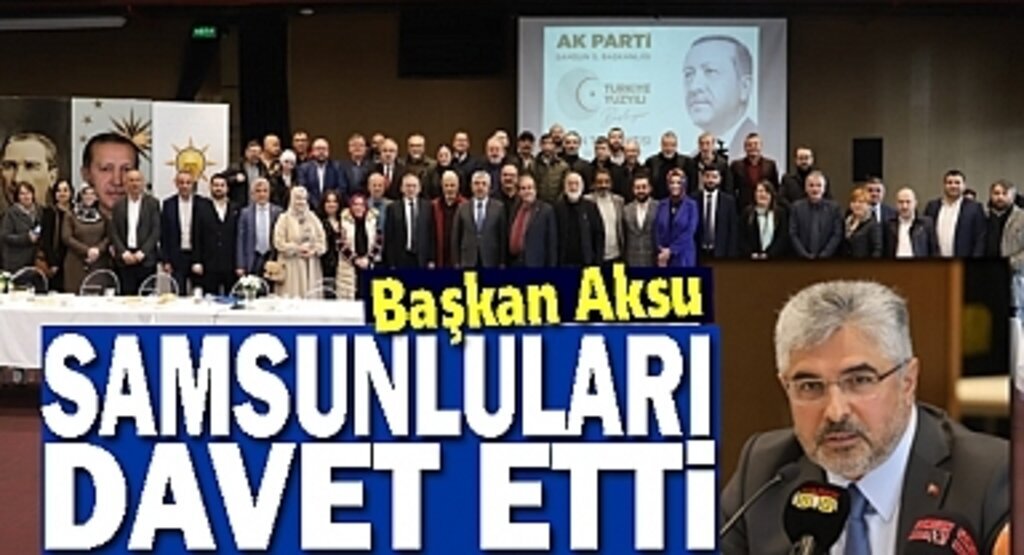 Başkan Ersan Aksu'dan Miting Daveti