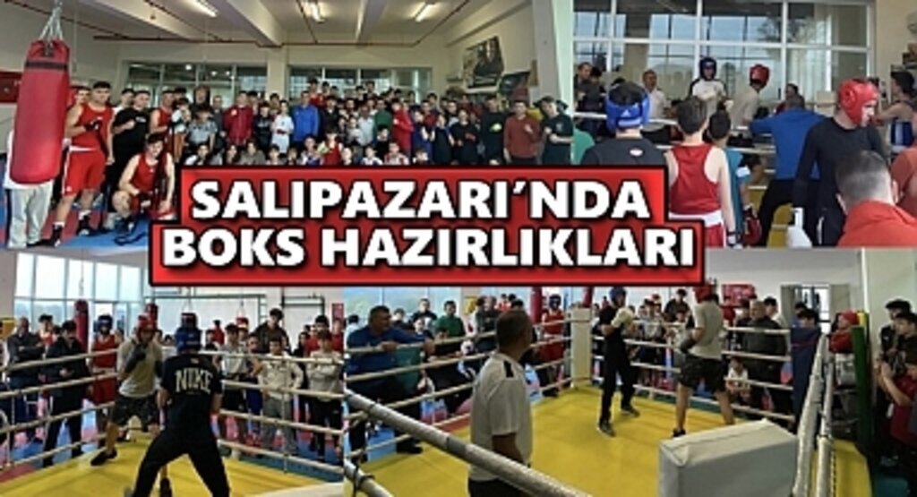 Salıpazarı'nda boks hazırlıkları