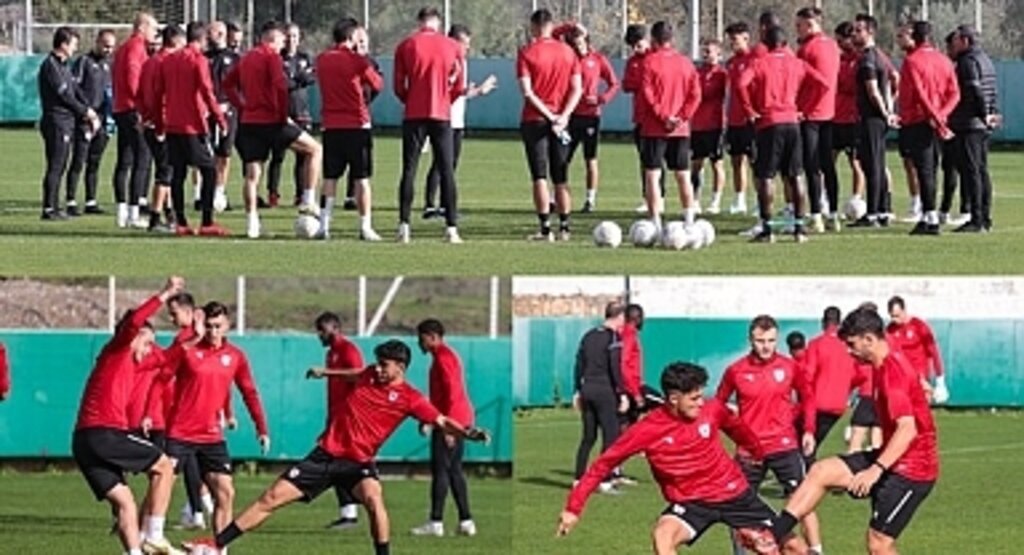 Samsunspor Bodrumspor maçının hazırlıklarını tamamladı