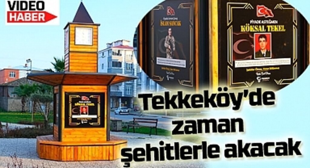 Şehitlerin manevi mirası Tekkeköy Zeytindalı Parkı'nda yaşayacak