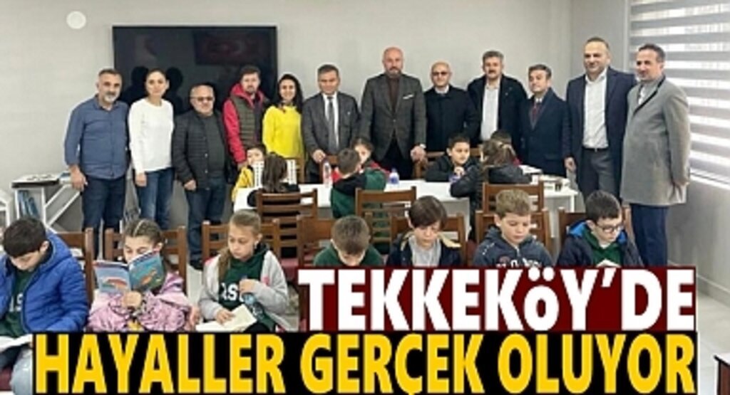 Tekkeköy'de projeler hayata geçiyor Hayaller Gerçek Oluyor