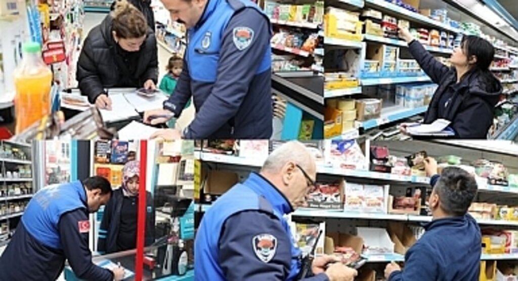 Yılbaşı öncesi İlkadım Belediyesi'nden zincir marketlere sıkı takip