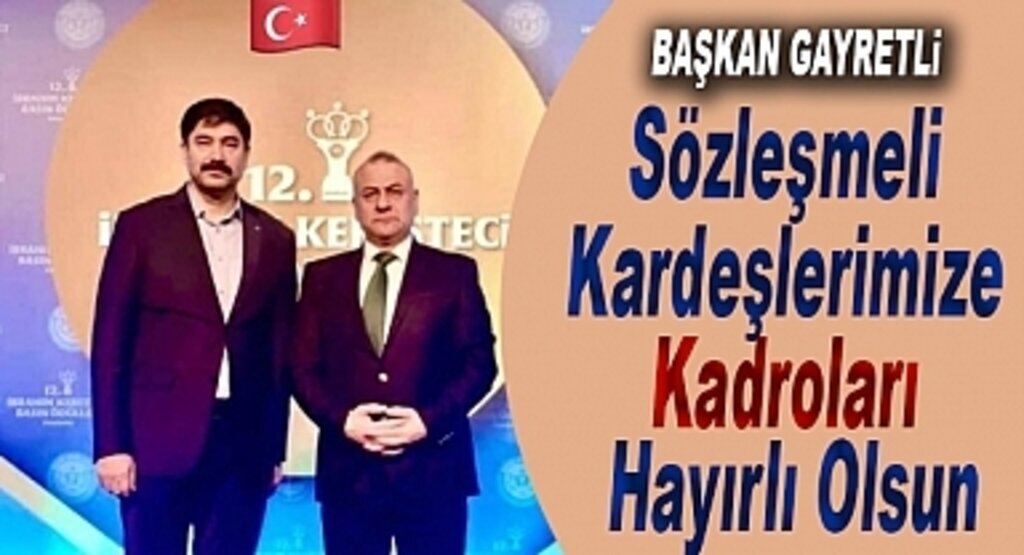 Başkan Gayretli'den Hayırlı Olsun Mesajı