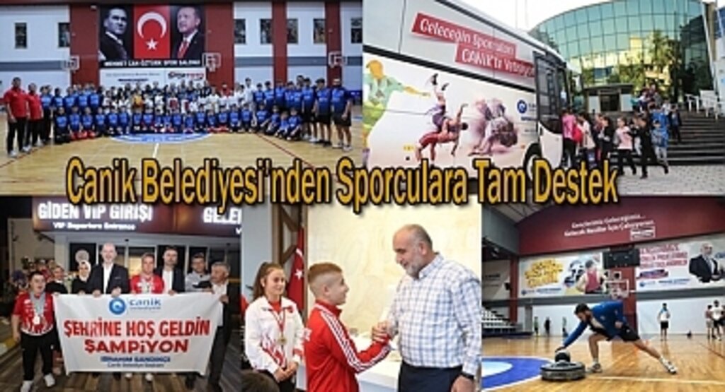 Canik Belediyesi’nden Sporculara Tam Destek
