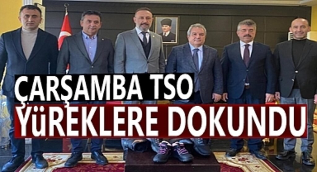 Çarşamba TSO'dan yürekleri ısıtan destek