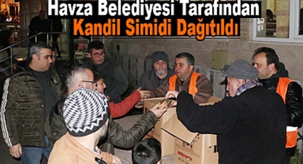 Havza Belediyesi Tarafından Kandil Simidi Dağıtıldı