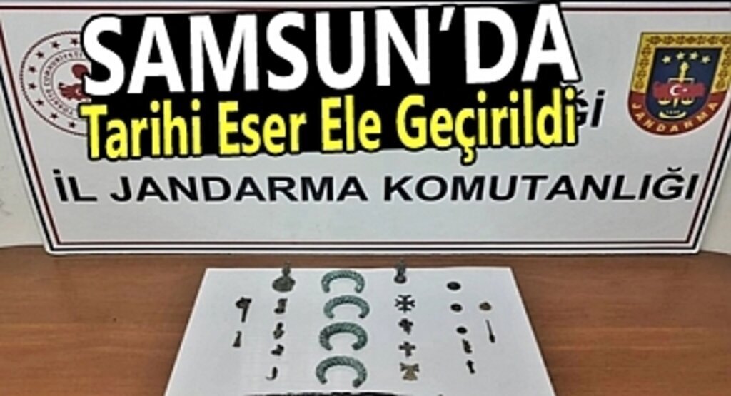 Samsun'da Tarihi Eser Ele Geçirildi