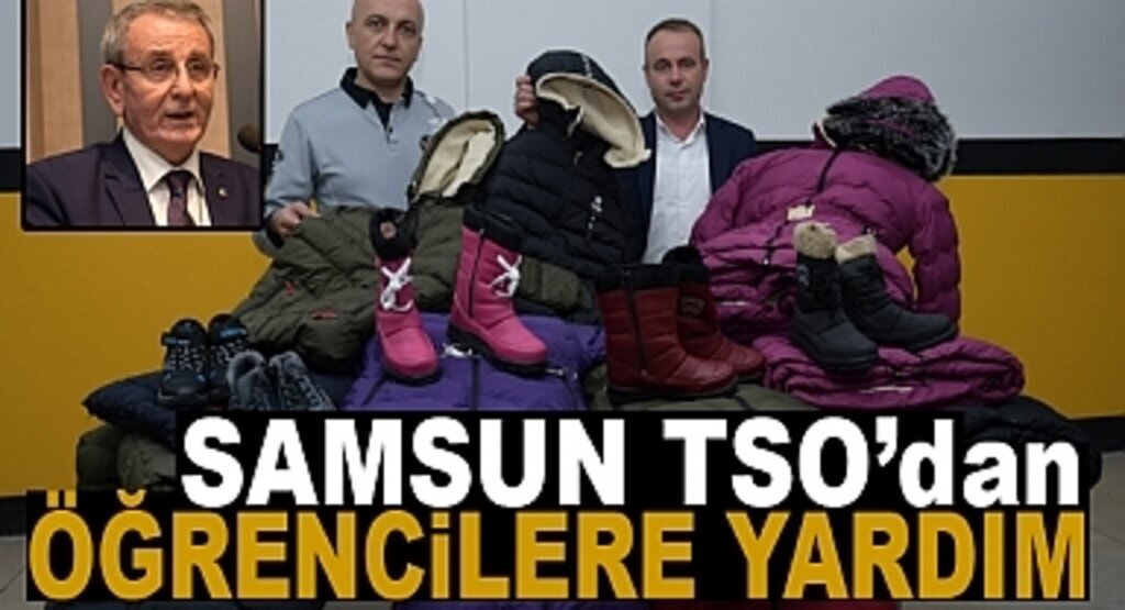Samsun TSO’dan öğrencilere giyim yardımı