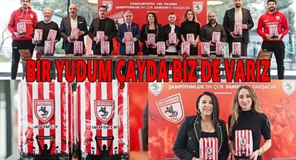 Samsunspor Taraftar Çay Projesi tanıtıldı