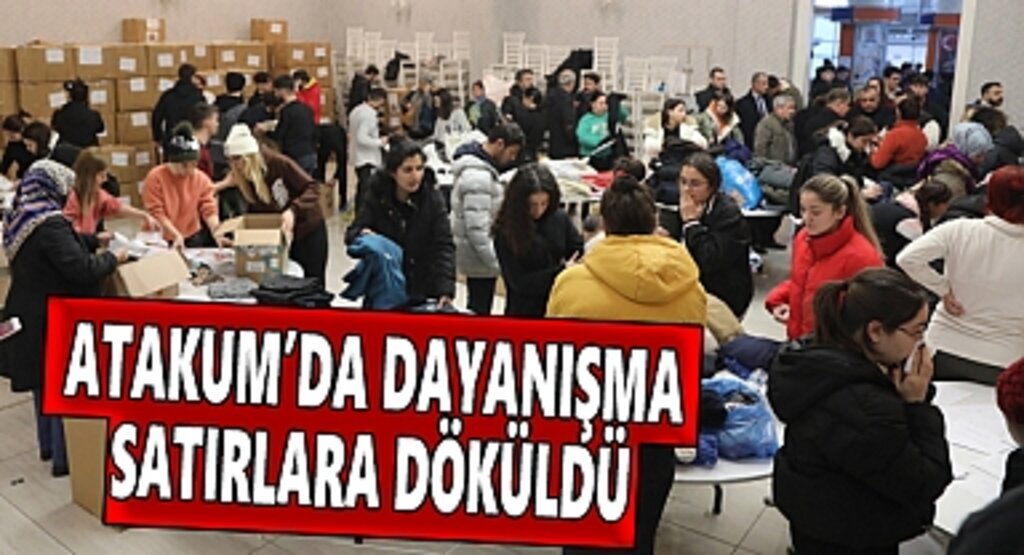 Atakum’da dayanışma satırlara döküldü 