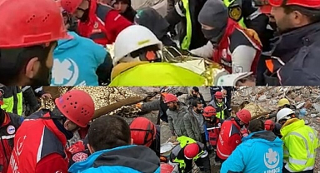 CAK ekibi 108 Saat Sonra Sağ Olarak Kurtardı