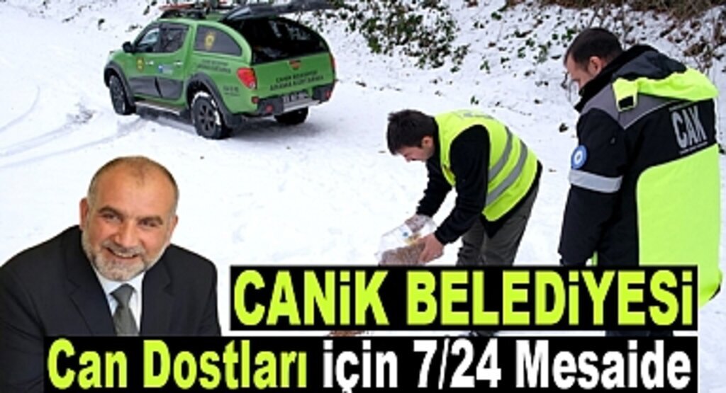 Canik Belediyesi'nin Karla Mücadelesi Devam Ediyor