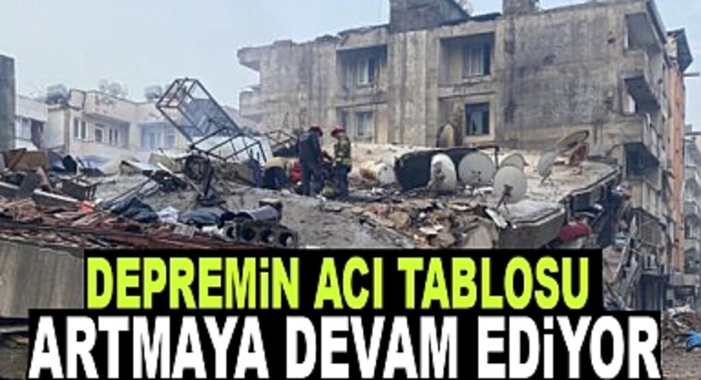 Depremde hayatını kaybedenlerin sayısı 3 bin 549'a yükseldi