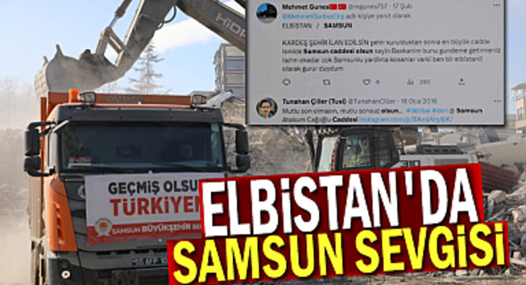 Elbistan’da Samsun'a Sevgi Seli 