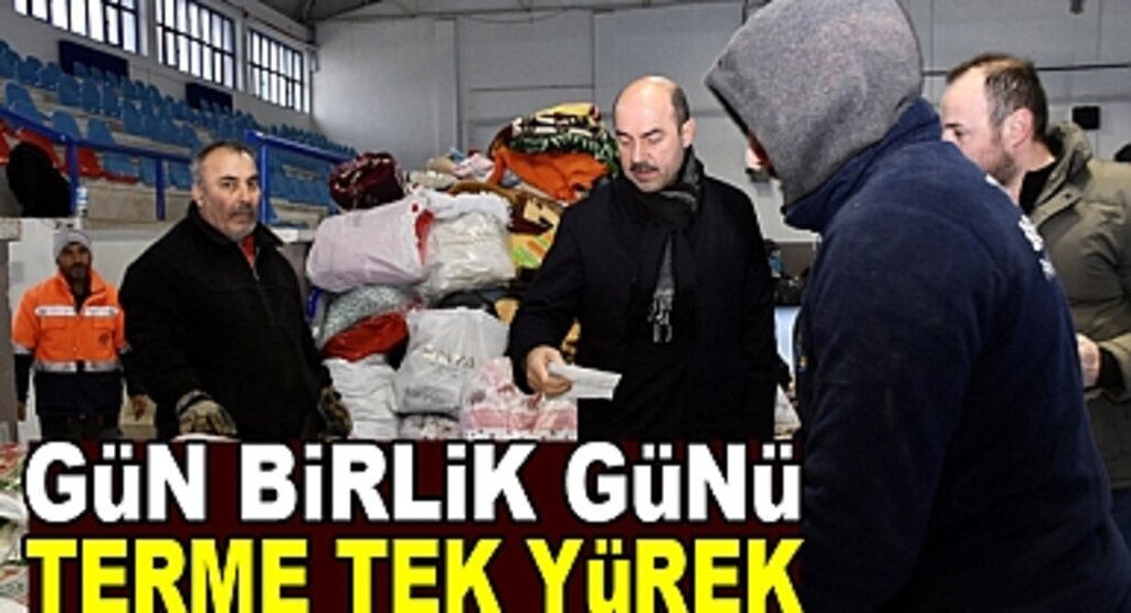 Gün birlik günü Terme tek yürek