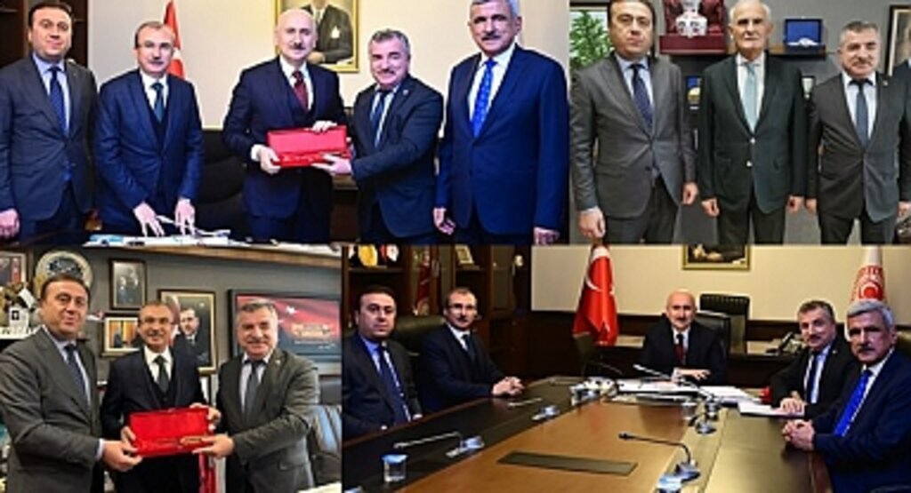 Havza Belediye Başkanı Özdemir ve AK Parti İlçe Başkanı Kayan Ankara’da