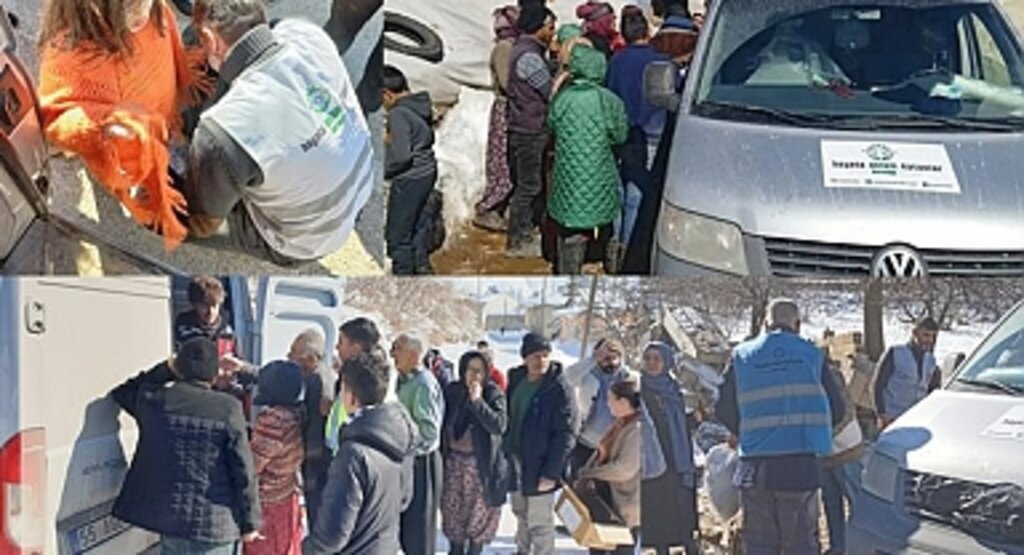 Hayata Anlam Katanlar Depremzedelerin yanında