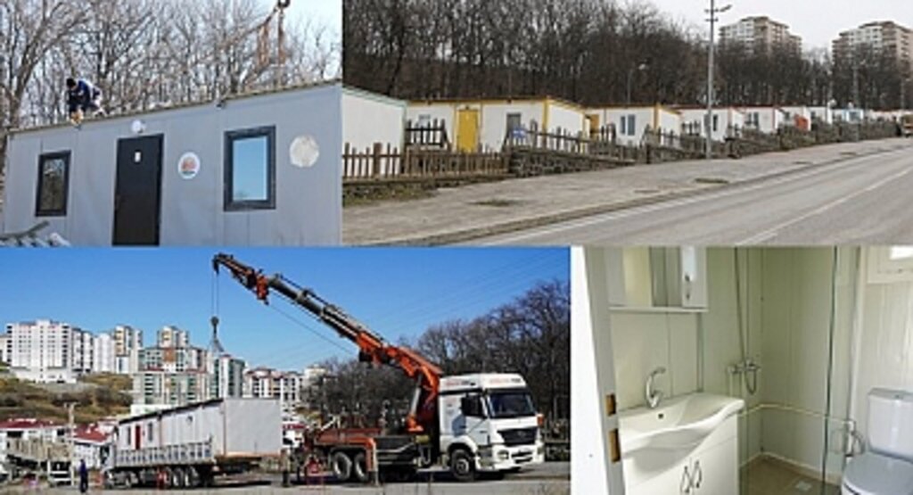 Hobi Bahçesi konteynerleri deprem bölgesine gönderildi 