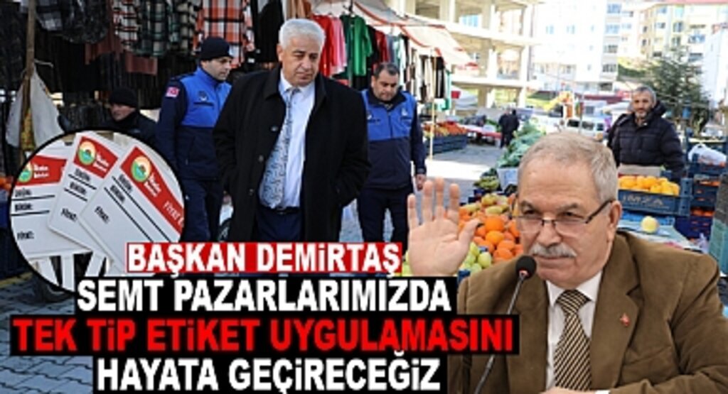 İlkadım'da Zabıta Ekipleri Semt Pazarlarını Denetledi