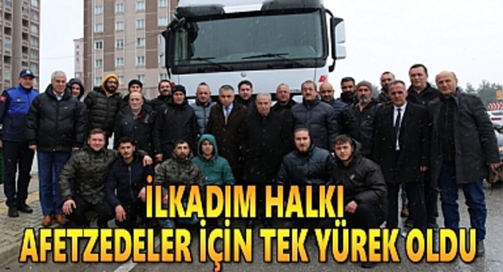 İlkadım halkı afetzedeler için tek yürek oldu